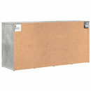 Sko skab med hylde Betongrå 103 x 30 x 51 cm Konstrueret træ