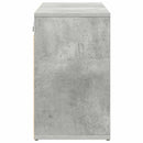 Sko skab med hylde Betongrå 103 x 30 x 51 cm Konstrueret træ