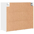 Sko skab med hylde Hvid 77,5 x 30 x 67 cm Konstrueret træ