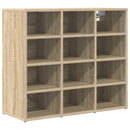 Sko skab med hylde Sonoma eg 77,5 x 30 x 67 cm Konstrueret træ