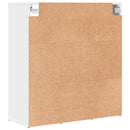 Sko skab med hylde Hvid 77,5 x 30 x 83,5 cm Konstrueret træ