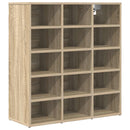 Sko skab Sonoma eg 77,5 x 30 x 83,5 cm Konstrueret træ