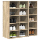 Sko skab Sonoma eg 77,5 x 30 x 83,5 cm Konstrueret træ