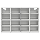Sko skab 103 x 30 x 67 cm Konstrueret træ Hvid