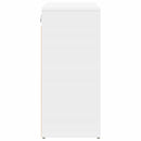 Sko skab 103 x 30 x 67 cm Konstrueret træ Hvid