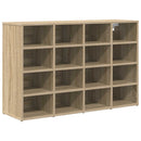 Sko skab med hylde Sonoma eg 103 x 30 x 67 cm Konstrueret træ