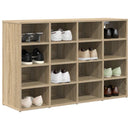 Sko skab med hylde Sonoma eg 103 x 30 x 67 cm Konstrueret træ