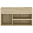 skoreol 80x30x45 cm konstrueret træ sonoma-eg