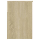 skoreol 80x30x45 cm konstrueret træ sonoma-eg