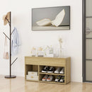 skoreol 80x30x45 cm konstrueret træ sonoma-eg