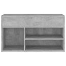 skoreol 80x30x45 cm konstrueret træ betongrå