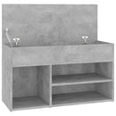 skoreol 80x30x45 cm konstrueret træ betongrå