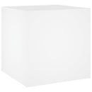 plantekasse 40x40x40 cm konstrueret træ hvid