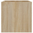 plantekasse 40x40x40 cm konstrueret træ sonoma-eg
