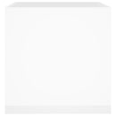 plantekasse 40x40x40 cm konstrueret træ hvid højglans