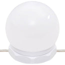 makeupbord med LED-lys 74,5x40x141 cm konstrueret træ sonoma-eg