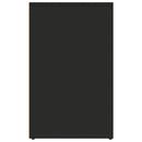 skab 80x40x65 cm konstrueret træ sort