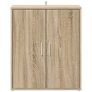 skoreol 60x35x70 cm konstrueret træ sonoma-eg