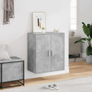 skoskab 60x35x70 cm konstrueret træ betongrå