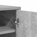 skoskab 60x35x70 cm konstrueret træ betongrå