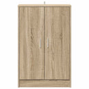 skoskab 60x35x92 cm konstrueret træ sonoma-eg