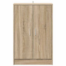 skoskab 60x35x92 cm konstrueret træ sonoma-eg