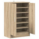 skoskab 60x35x92 cm konstrueret træ sonoma-eg