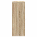 skoskab 60x35x92 cm konstrueret træ sonoma-eg