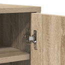 skoskab 60x35x92 cm konstrueret træ sonoma-eg