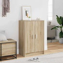 skoskab 60x35x92 cm konstrueret træ sonoma-eg
