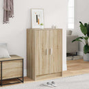 skoskab 60x35x92 cm konstrueret træ sonoma-eg