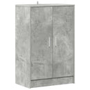 skoskab 60x35x92 cm konstrueret træ betongrå