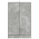 skoskab 60x35x92 cm konstrueret træ betongrå
