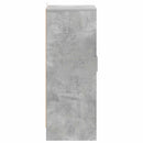 skoskab 60x35x92 cm konstrueret træ betongrå