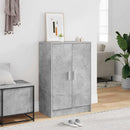 skoskab 60x35x92 cm konstrueret træ betongrå