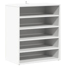 skoreol 60x35x70 cm konstrueret træ hvid