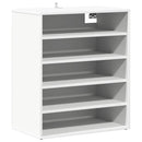 skoreol 60x35x70 cm konstrueret træ hvid