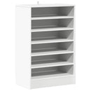 skoreol 60x35x92 cm konstrueret træ hvid