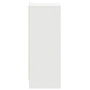 skoreol 60x35x92 cm konstrueret træ hvid