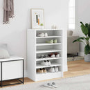skoreol 60x35x92 cm konstrueret træ hvid