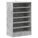 skoreol 60x35x92 cm konstrueret træ betongrå
