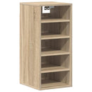 skoreoler 2 stk. 31,5x35x70 cm konstrueret træ sonoma-eg
