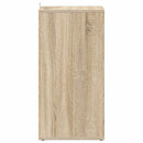skoreoler 2 stk. 31,5x35x70 cm konstrueret træ sonoma-eg