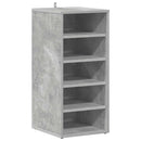skoreoler 2 stk. 31,5x35x70 cm konstrueret træ betongrå