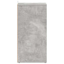 skoreoler 2 stk. 31,5x35x70 cm konstrueret træ betongrå