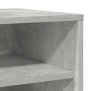 skoreoler 2 stk. 31,5x35x70 cm konstrueret træ betongrå