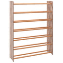 skoreol 90x24x117 cm konstrueret træ brun