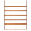 skoreol 90x24x117 cm konstrueret træ brun