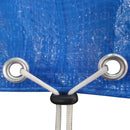 poolovertræk 2 stk. 460 cm 90 g/m² PE rundt