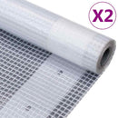 leno-presenninger 2 stk. 2x2 m 260 g/m² hvid
